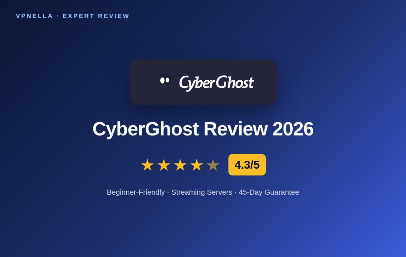 CyberGhost Review: Beginner-Friendly VPN with Specialized Servers